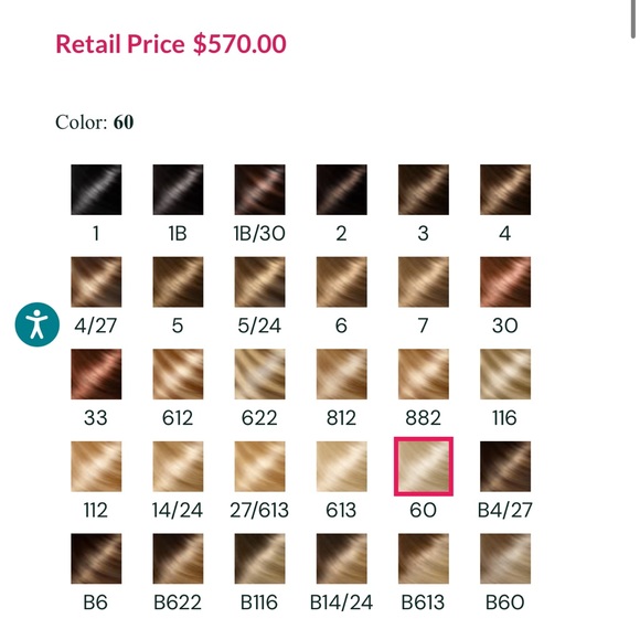 Halo couture Layered extension piece 18 inch - Picture 4 of 7